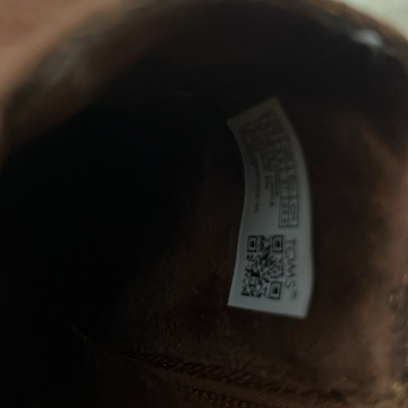 TOMS Brown Sock Wedge Boot, Size 6.5 - Picture 7 of 8